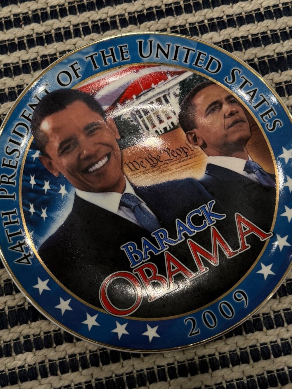 President Barack Obama 'A Dream Fulfilled' Limited Treasures 2009 Plate